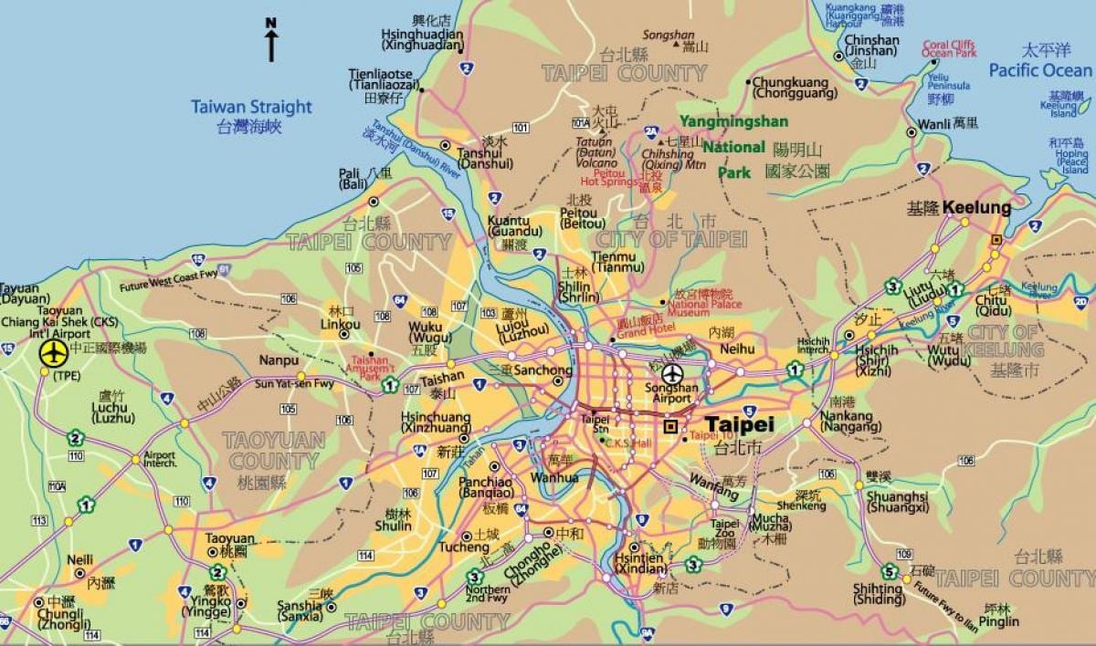台北市内マップ